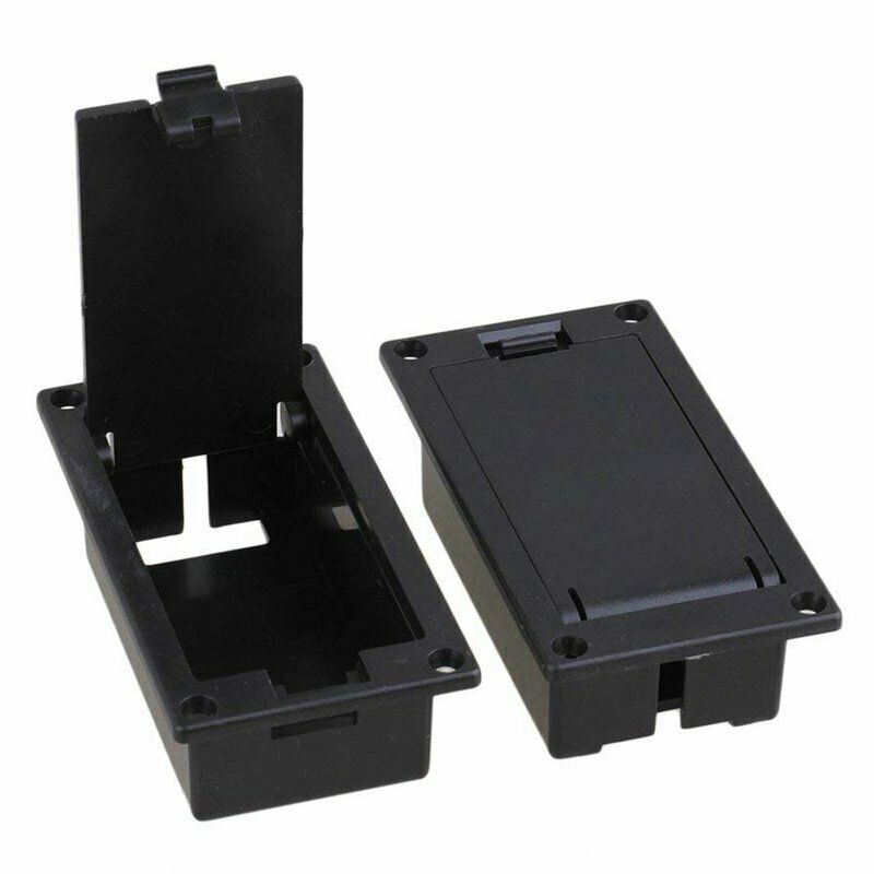 9v Battery Case Box Compartment Cover For Guitar Bass Pack of 2 W1Y3
