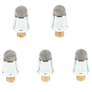 5pcs Replacement Fiber Stylus Tip 6.0mm Precision Disc Tips For Capacitive