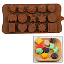 Silicone Chocolate Mold baking Tools Jelly and Candy Mold Fruit Kitchen Gadget@