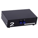 Durable Metal 2-Way 3 RCA Audio Video AV Switch Switcher Input Selector Box