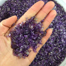 50g Natural Small Amethyst Point Quartz Crystal Stone Rock Chips Lucky Healing