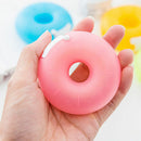 1x cartoon tape dispenser stationery portable donut tape holder invisible tape U