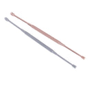 2Pcs Stainless steel earpick ear wax stick remover curette cleaner ear toolsME