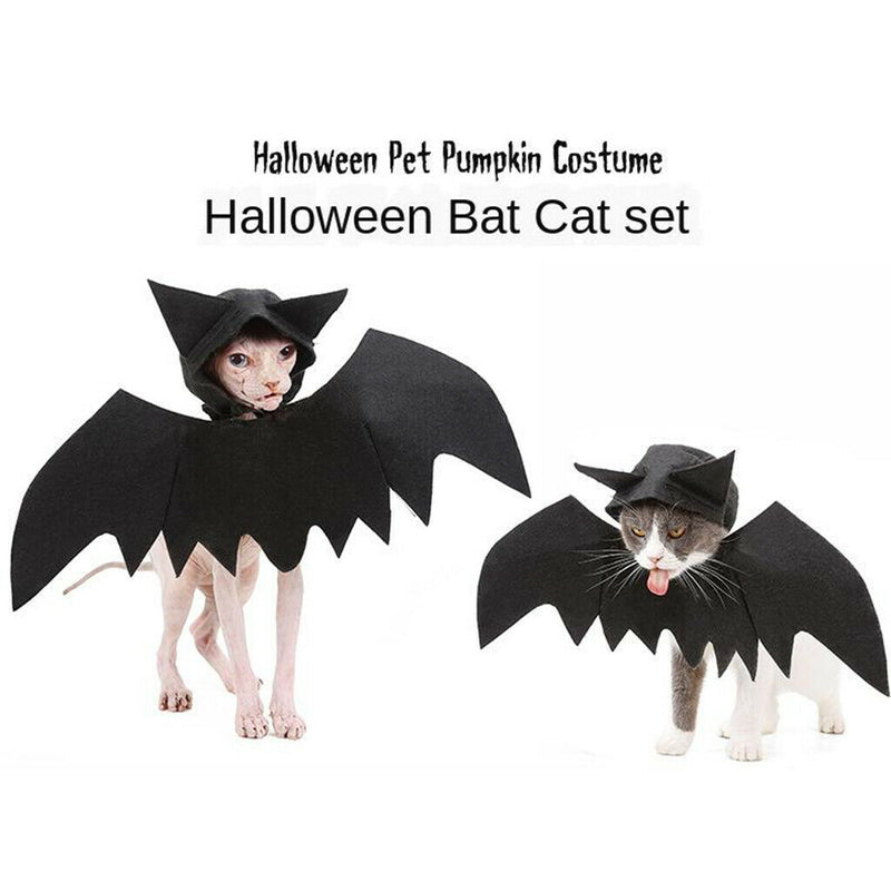 Halloween Pet Bat  Costume for Cat Dog, Cat Kitty Bat  Costume Dress