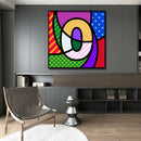 30x30cm Diamond Painting Colorful Number 0 Full Round Drill Cross Stitch
