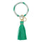 Silicone Bracelet Keychain Tassel Hanging Pendant Key Ring Gift (Style 12) A#S