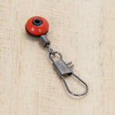 60pcs Fishing Tackle Running Ledger Slider Deads Snap Links Swivels 3 Size