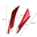 4 Pcs Universal Car Front Bumper Lip Splitter Trim Fin Body Spoiler Cana EVN