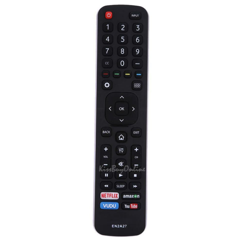 Black Replacement TV Remote Control Controller for HISENSE EN-2A27 LED HDTV
