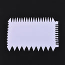 7PCS Comb Durable Decorating DIY Icing Smoother Pastry Cake Scraper Baking Tool