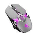 Wireless Gaming Optional Mouse 2.4G 2400DPI USB Rechargeable Mute Backlight Mice