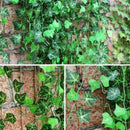 12Pcs Artificial Ivy Leaf Garland Plants Vine Hanging Wedding Home Decor Garden