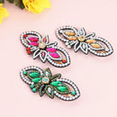 3pcs Girls DIY Diamond Hair Clip Butterfly Hollow Hairpin Elegant Barrettes