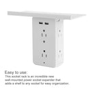 Multi-functional Conversion Socket Power Outlet Light Switch Plug Socket Holder
