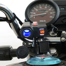 CS-588C1 Motorcycle USB Charger Cigarette Lighter Socket w/Switch Voltmeter