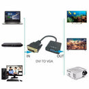 1080p DVI-D 24+1 Pin Male to VGA 15Pin Female Cable Converter Bes Adapter A P3Y3