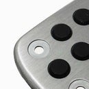 Aluminum Footrest Foot Rest Dead Pedal Pad Cover for Peugeot 206 206CC, Left