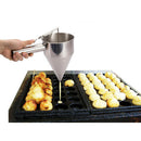 Stainless Steel Funnels Octopus Fish Balls Tools for Hotel Kitchen, Cake Shop,