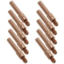 20pcs 45mm Contact Nozzle Tip for MAG/MIG Shielded Welder Fit 1.2mm+1.4mm