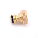 3/4'' Brass Tap Adaptor Hose Pipe Fitting Tap Hosepipe Quick Connector UK JR