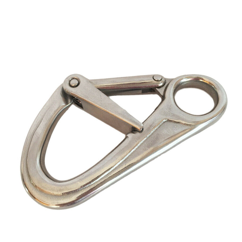 Stainless Steel Marine Boat Eye Spring Snap Hooks Clip Anchor Accessories
