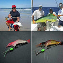 7pcs/Set Lifelike Luminous Shrimp Lures Bait New