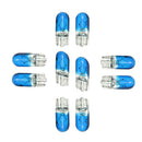 10x Blue T10 501 W5W Bulb Lamp for Instrument Gauge Cluster Dash Light Accessory