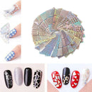 Nail Art Water Transfers Stickers Decals Flowers Print Stamping MZC