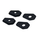 4 Pack Turn Signal Adapter Plates For Suzuki SV650S SV1000S GSXR600 750 Black