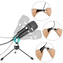 USB Microphone, Plug &Play Home Studio USB Condenser Microphone for Skype,  N4L1