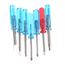 7 Pcs/set blue 45mm x 3mm mini small cross screwdriver set repair tool,