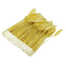 15-20cm Golden Feather Fringe Trim Sewing Edge Crafts Garment Decors 2m