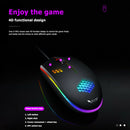 For Gamer M55 USB Wired Gaming Mouse 2400 DPI Adjustable Backlight Computer Mice