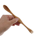 Wooden Spoon Forks Set Natural Wood Cutlery Coffee Tea Spoons Salad Fruit ForkME