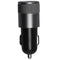 2.1 Ah Dual USB Blu-ray car charger Aluminum Alloy Car Charger 2.5 * 2.5 *  S2B1