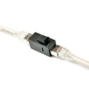 RJ45 Female to UTP Cat5e CAT6 Keystone Jack Inline Coupler Connector AdapterJC!c