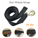 8m Winch Rope Towing Strap Trailer Boat Replacement Nylon Auto Accessories Front