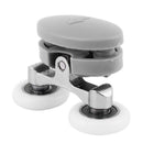 4x Twin Shower Glass Door Top / Bottom Rollers Runners Wheels Pulleys 23mm