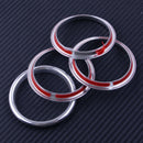 4 Dashboard Air Vent Outlet Inside Ring Cover Trim fit for Audi A3 8V 2012-18 Q2
