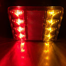 2 X Waterproof Car 8 LED Tail Light Rear Light Lamps For Truck Car Lighting
