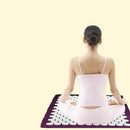 Carpet Mat for Acupressure Acupuncture Yoga Massage + Carry Bag purple Z6H5