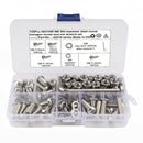 M6 Stainless Steel Button Head Hex Socket Hexagon Screws Nuts Assortment Kit