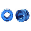 1 Pair Bike Tire Law Mouth Nut Tire Inner Tube Valve Nut Replacement Blue