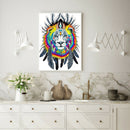 5D DIY Full Drill Diamond Painting Tiger Embroidery Mosaic Kit Wall Decor