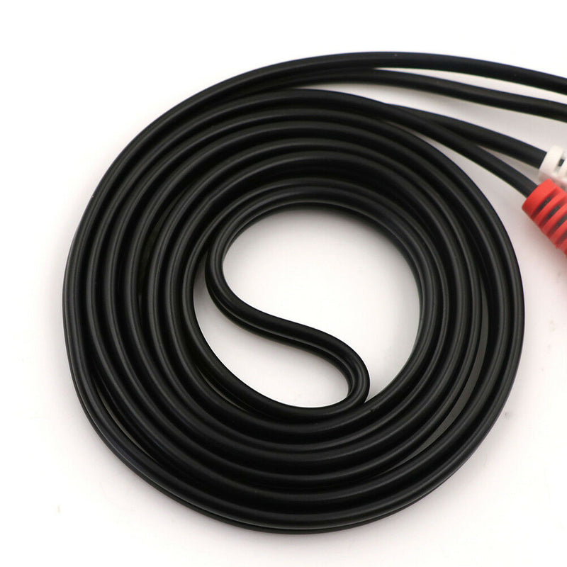 Dual RCA 2RCA Phono Plug Male to Male Audio Cable Lead Connector 1.5M  JR