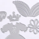 8 Princess Metal Cutting Stencil Embossing Dies Scrapbook Album Card Paper Craft