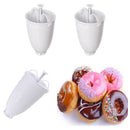 2pcs Doughnut Maker Mold Plastic Pastry Donuts Bagel Making DIY Kitchen Baking