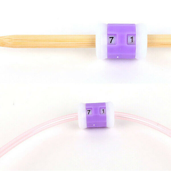 1 Set Crochet Hooks Needles 17 Sizes Sewing Needles Stitches Knitting Craft J2X2