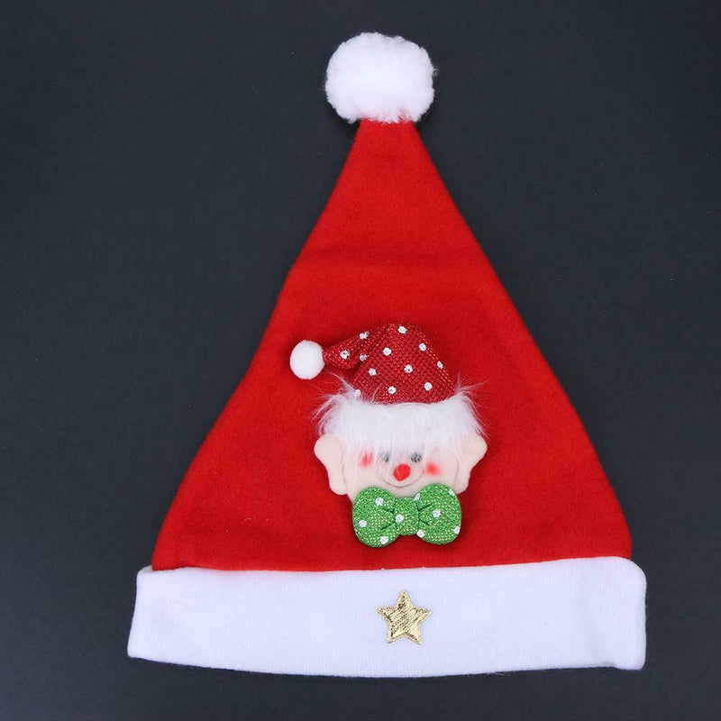 Christmas Santa Claus Pattern Party Christmas Hat Red Christmas Supplies