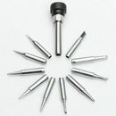 11PC/Lot 900M-T Soldering Iron Tips Welding Tip 900M-T-I/B/K/1.2D/1.6D/2.4D U5V4